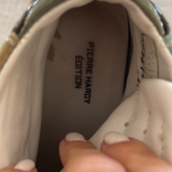 PIERRE HARDY PATENT LEATHER HIGH TOP SNEAKERS 42 - Picture 4 of 7